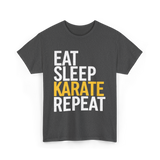 Eat Sleep Karate T-Shirt - Dark Heather