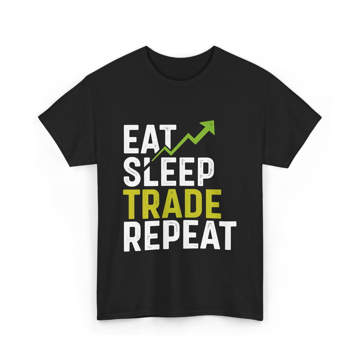 Eat Sleep Trade Repeat Trading T-Shirt - Black