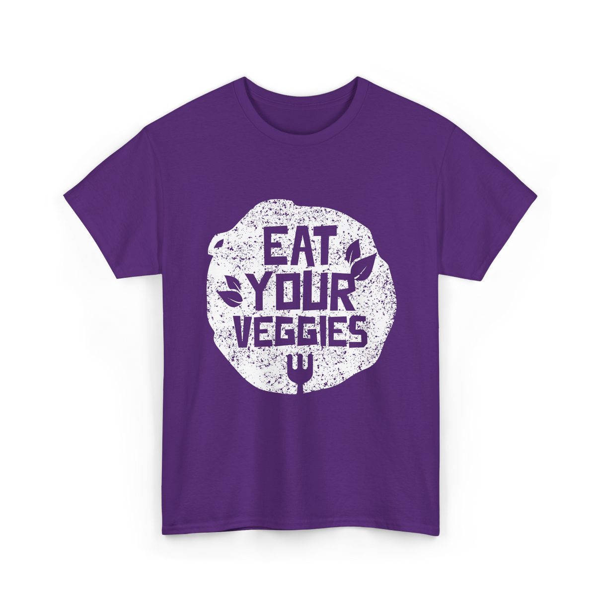 Eat Your Veggies Vegetables Gardening T-Shirt - Purple