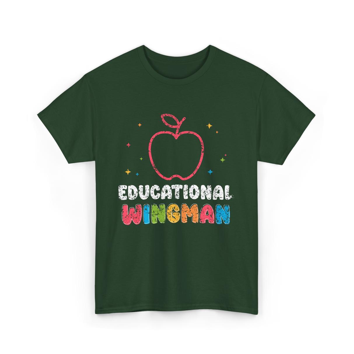 Educational Wingman T-Shirt - Forest Green