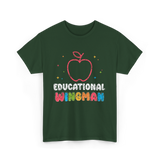 Educational Wingman T-Shirt - Forest Green