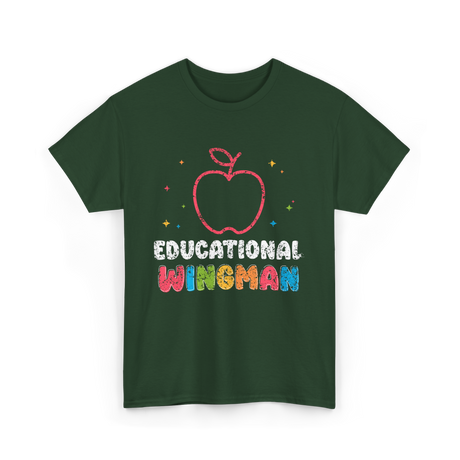 Educational Wingman T-Shirt - Forest Green