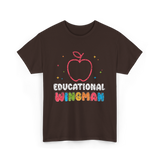 Educational Wingman T-Shirt - Dark Chocolate