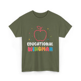 Educational Wingman T-Shirt - Military Green