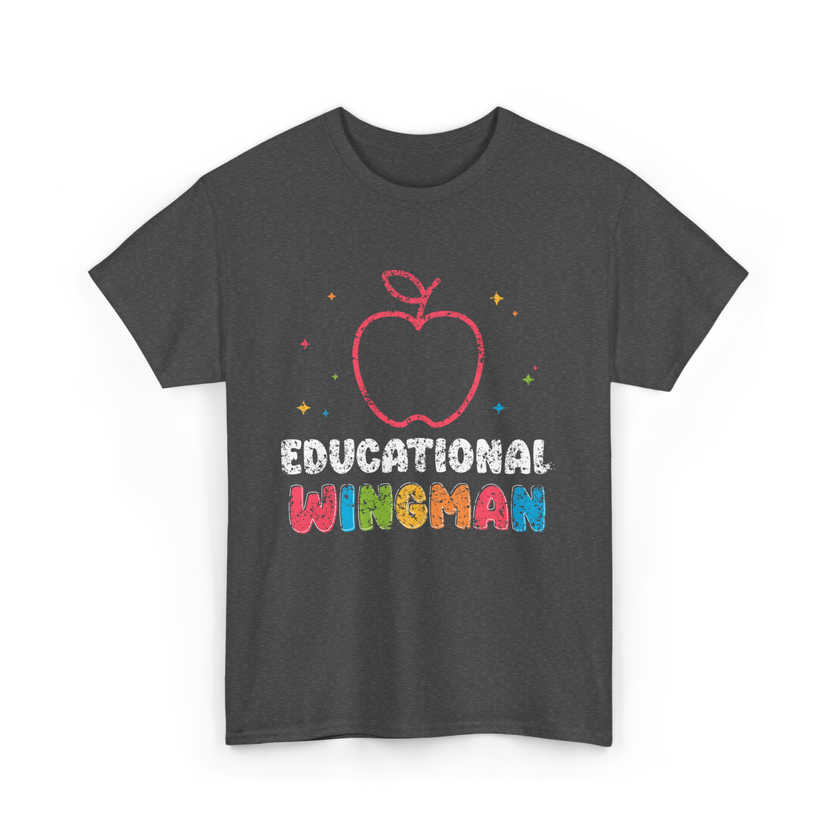 Educational Wingman T-Shirt - Dark Heather