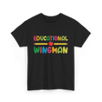 Educational Wingman Teacher Assistant T-Shirt - Black