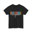 Educational Wingman Teacher Assistant T-Shirt - Black