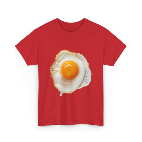 Eggcellent Egg Egg Design T-Shirt - Red