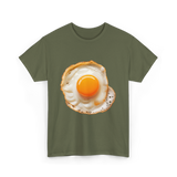 Eggs Breakfast Food T-Shirt - Military Green