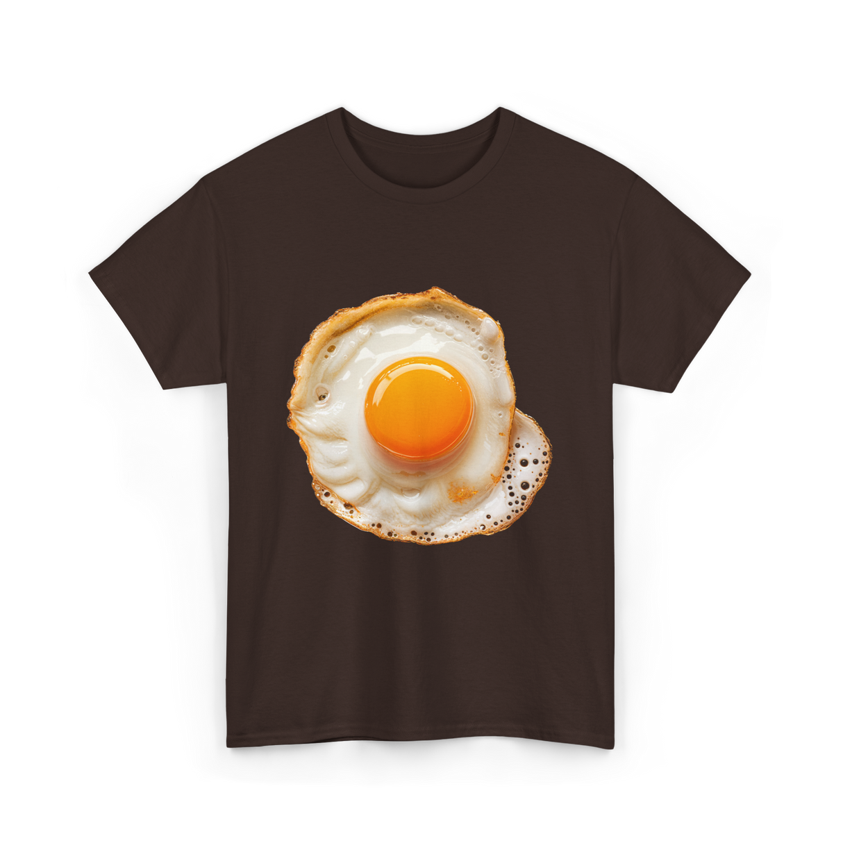 Eggs Breakfast Food T-Shirt - Dark Chocolate