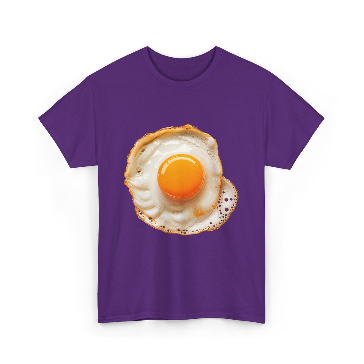 Eggs Breakfast Food T-Shirt - Purple