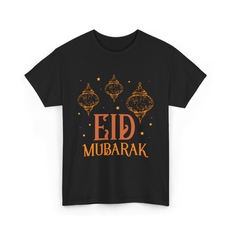 Eid Mubarak Celebration Eid T-Shirt - Black