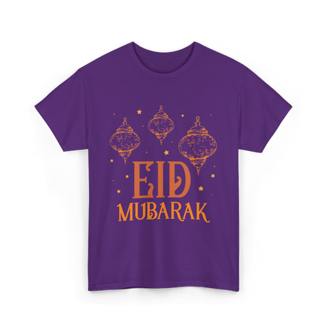 Eid Mubarak Celebration Eid T-Shirt - Purple