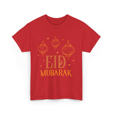 Eid Mubarak Celebration Eid T-Shirt - Red