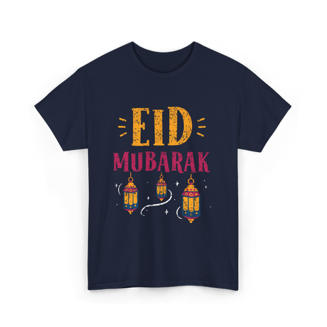 Eid Mubarak Eid Celebration T-Shirt - Navy