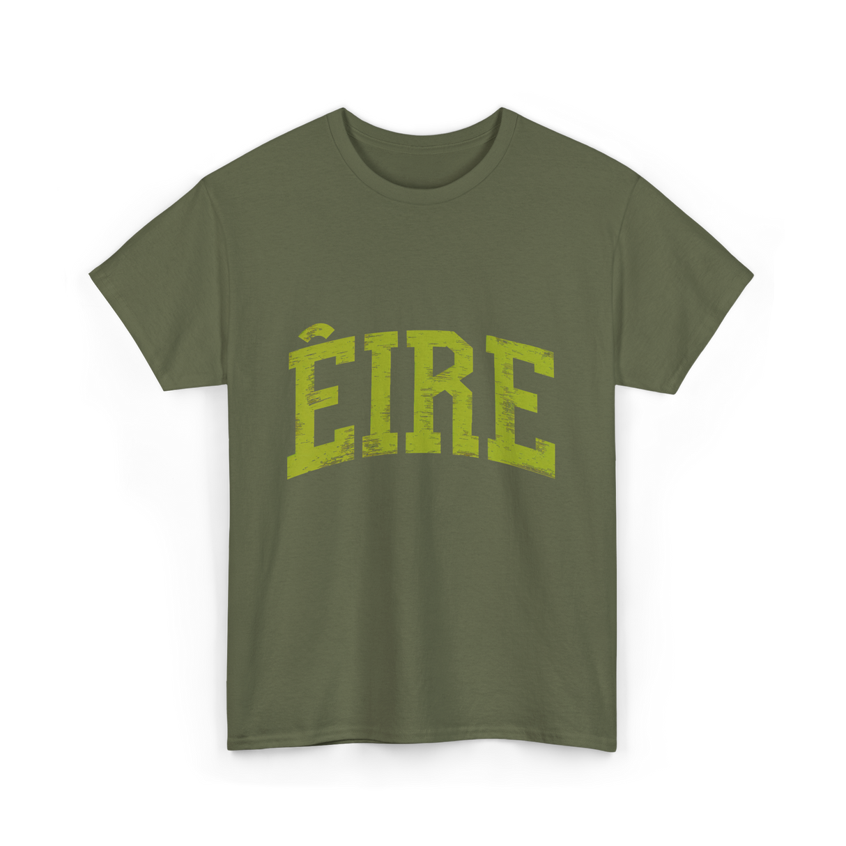 EIRE Ireland Irish T-Shirt - Military Green