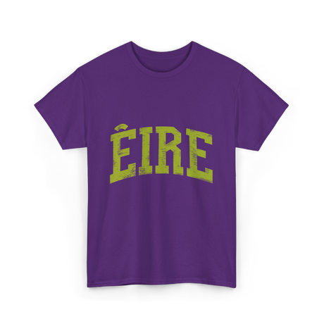 EIRE Ireland Irish T-Shirt - Purple