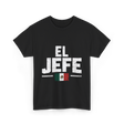 El Jefe Mexican Flag Mexico T-Shirt - Black