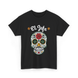 El Jefe Sugar Skull Art T-Shirt - Black