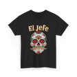 El Jefe Sugar Skull Culture T-Shirt - Black