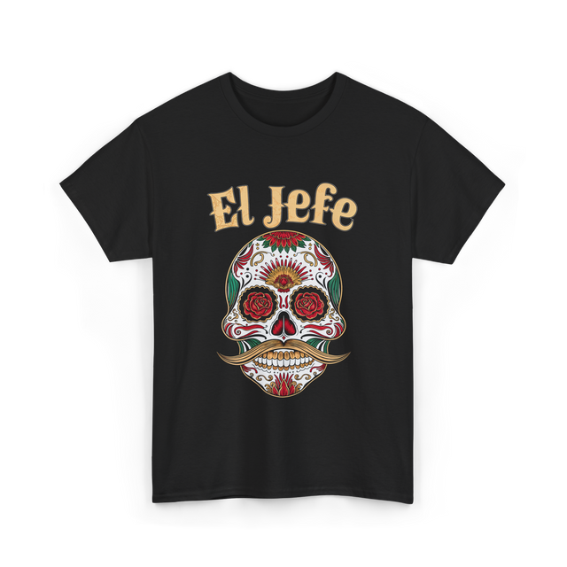 El Jefe Sugar Skull Culture T-Shirt - Black