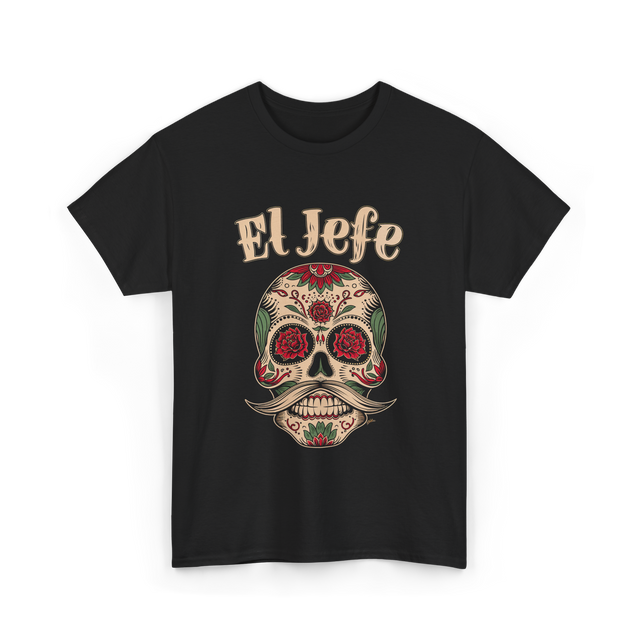 El Jefe Sugar Skull T-Shirt - Black