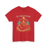 El Squatcho Bigfoot Sasquatch T-Shirt - Red