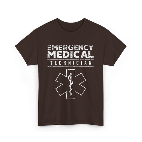 Emergency Medical Technician EMT T-Shirt - Dark Chocolate