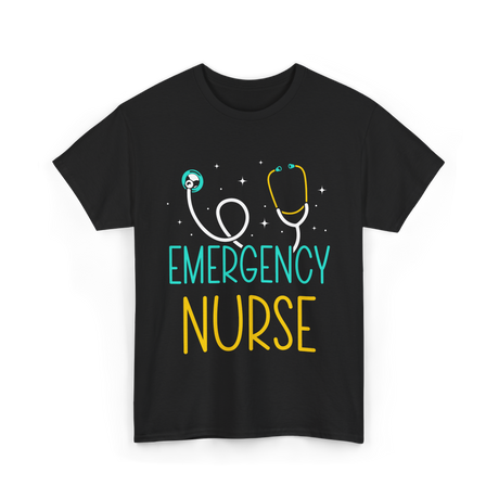 Emergency Nurse Nurse Healthcare T-Shirt - Black