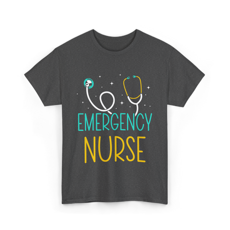 Emergency Nurse Nurse Healthcare T-Shirt - Dark Heather