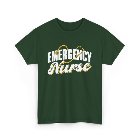 Emergency Nurse T-Shirt - Forest Green