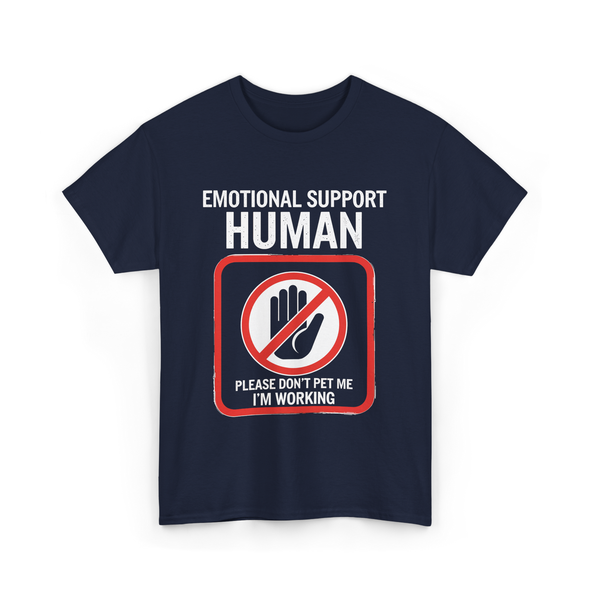 Emotional Support Halloween T-Shirt - Navy