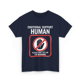 Emotional Support Halloween T-Shirt - Navy