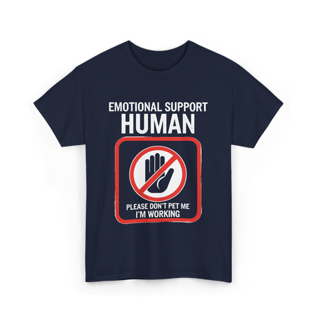 Emotional Support Halloween T-Shirt - Navy