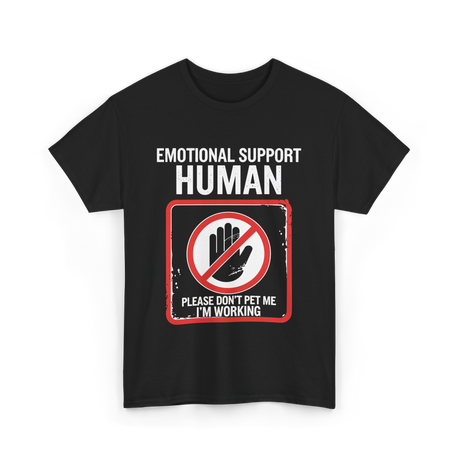 Emotional Support T-Shirt - Black