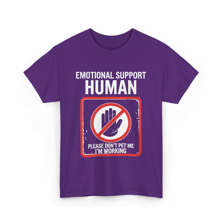 Emotional Support T-Shirt - Purple