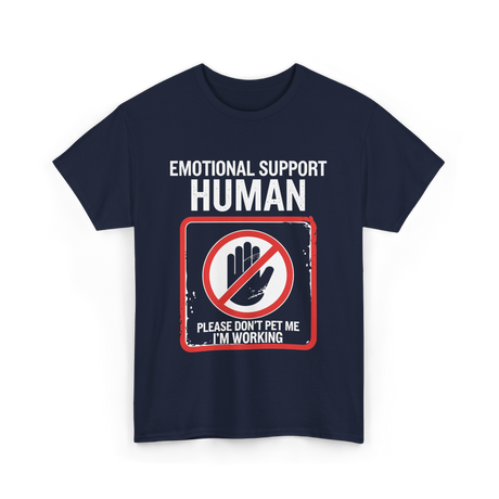 Emotional Support T-Shirt - Navy