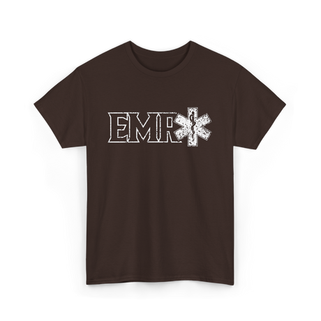 EMR Emergency Medical Responder T-Shirt - Dark Chocolate