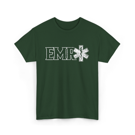 EMR Emergency Medical Responder T-Shirt - Forest Green