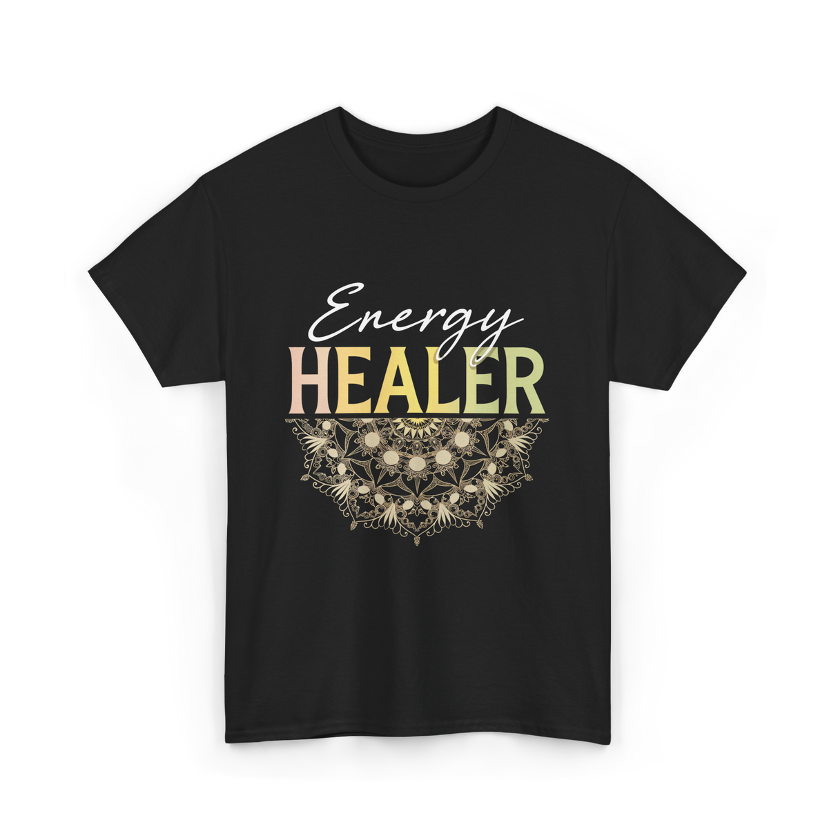 Energy Healer Spiritual Wellness T-Shirt - Black