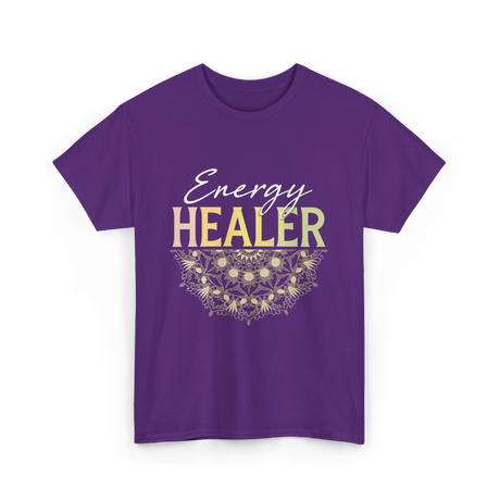 Energy Healer Spiritual Wellness T-Shirt - Purple