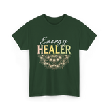 Energy Healer Spiritual Wellness T-Shirt - Forest Green