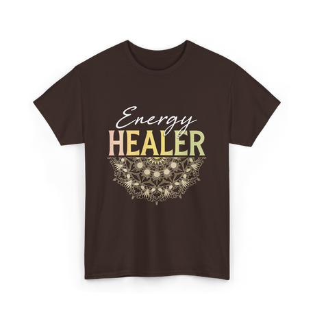 Energy Healer Spiritual Wellness T-Shirt - Dark Chocolate