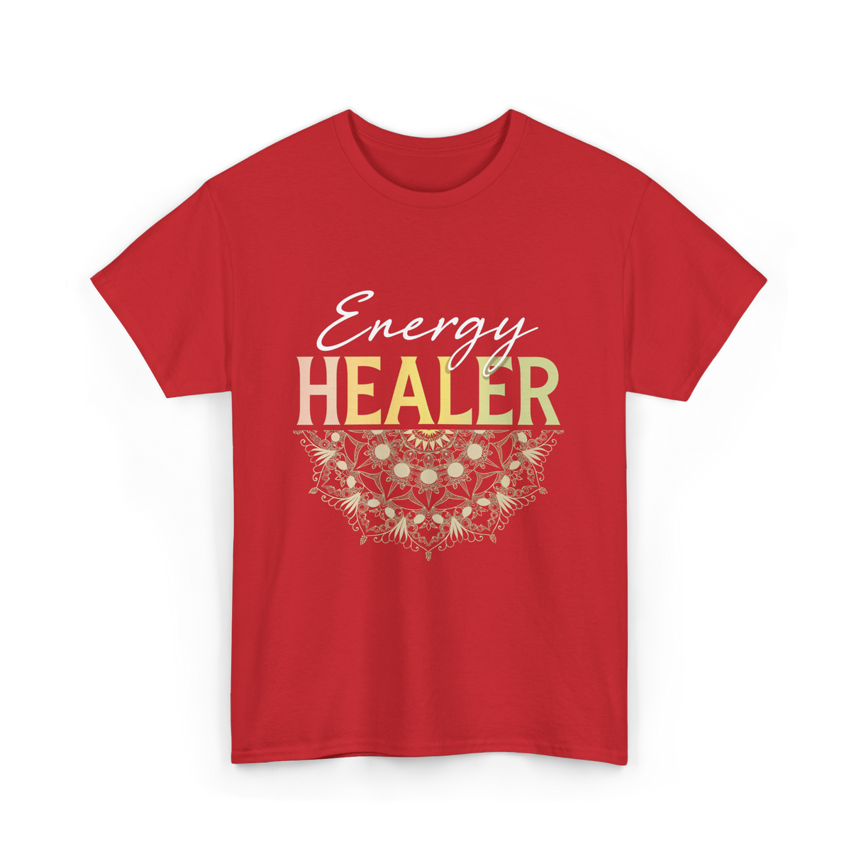 Energy Healer Spiritual Wellness T-Shirt - Red