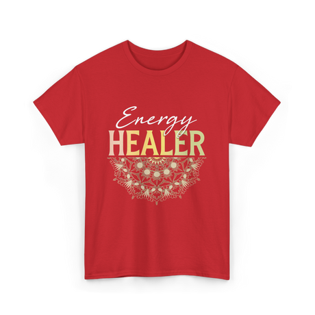 Energy Healer Spiritual Wellness T-Shirt - Red