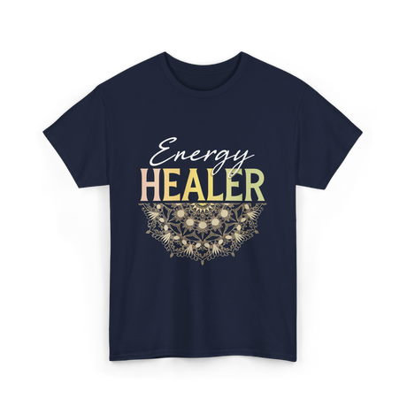 Energy Healer Spiritual Wellness T-Shirt - Navy