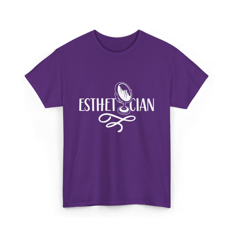 Esthetician Estheticians Skin Care T-Shirt - Purple