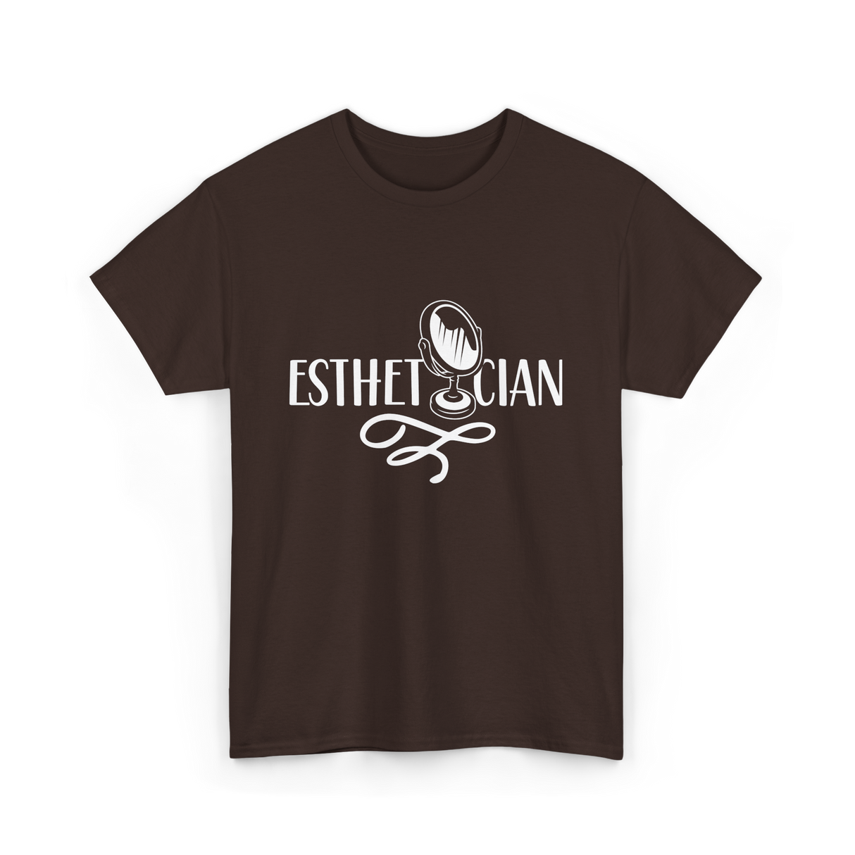 Esthetician Estheticians Skin Care T-Shirt - Dark Chocolate