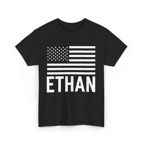 Ethan Name Birthday Celebrations T-Shirt - Black