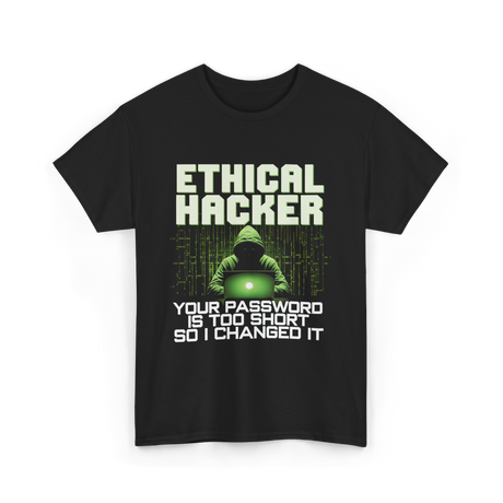 Ethical Hacker Hacking Art T-Shirt - Black